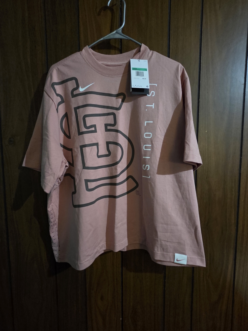 Womens Nike Pink St. Louis Graphic Short Sleeve Tee